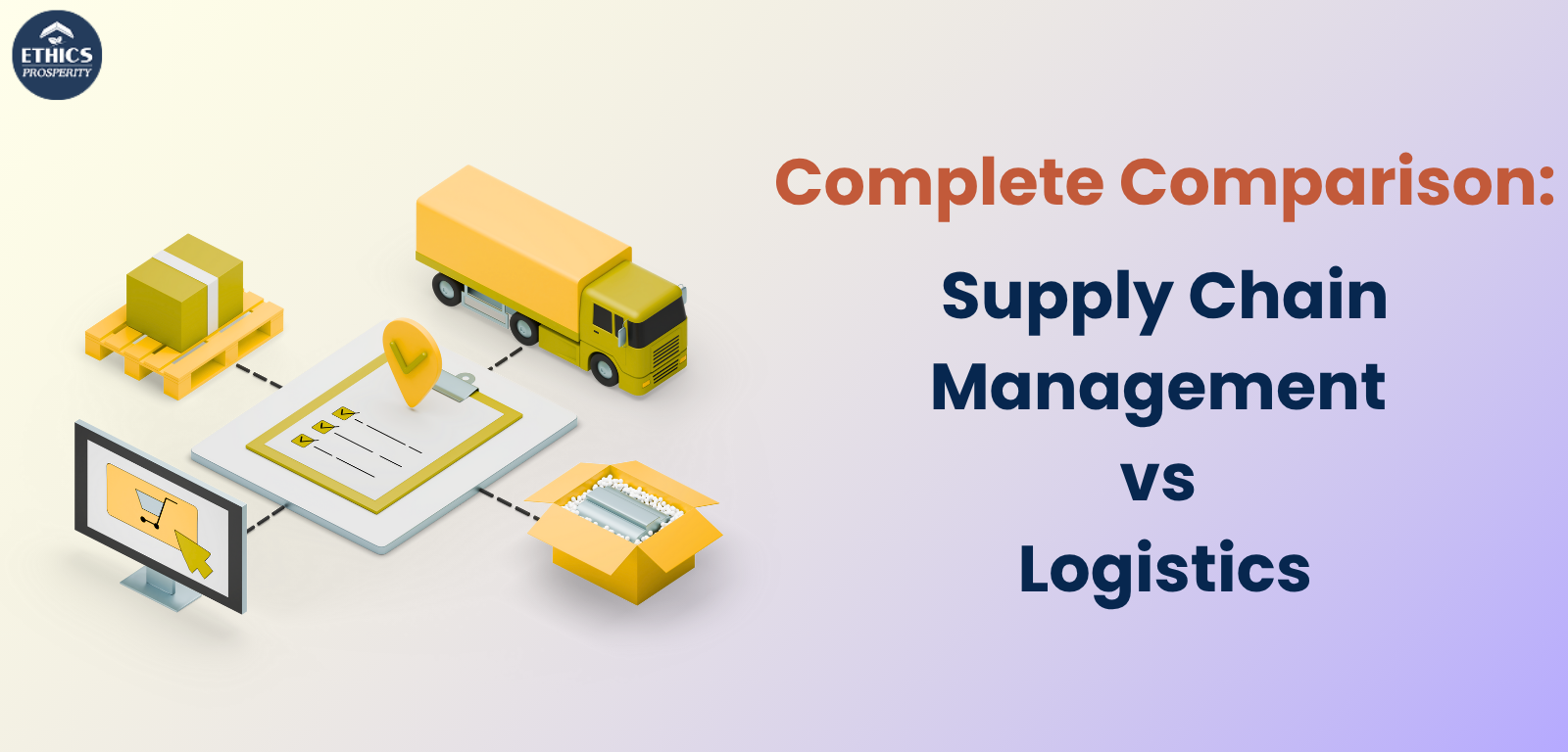 This Image show about Supply chain management, How supply chain management is different from Logistics.